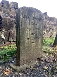 Headstone of John McAllister