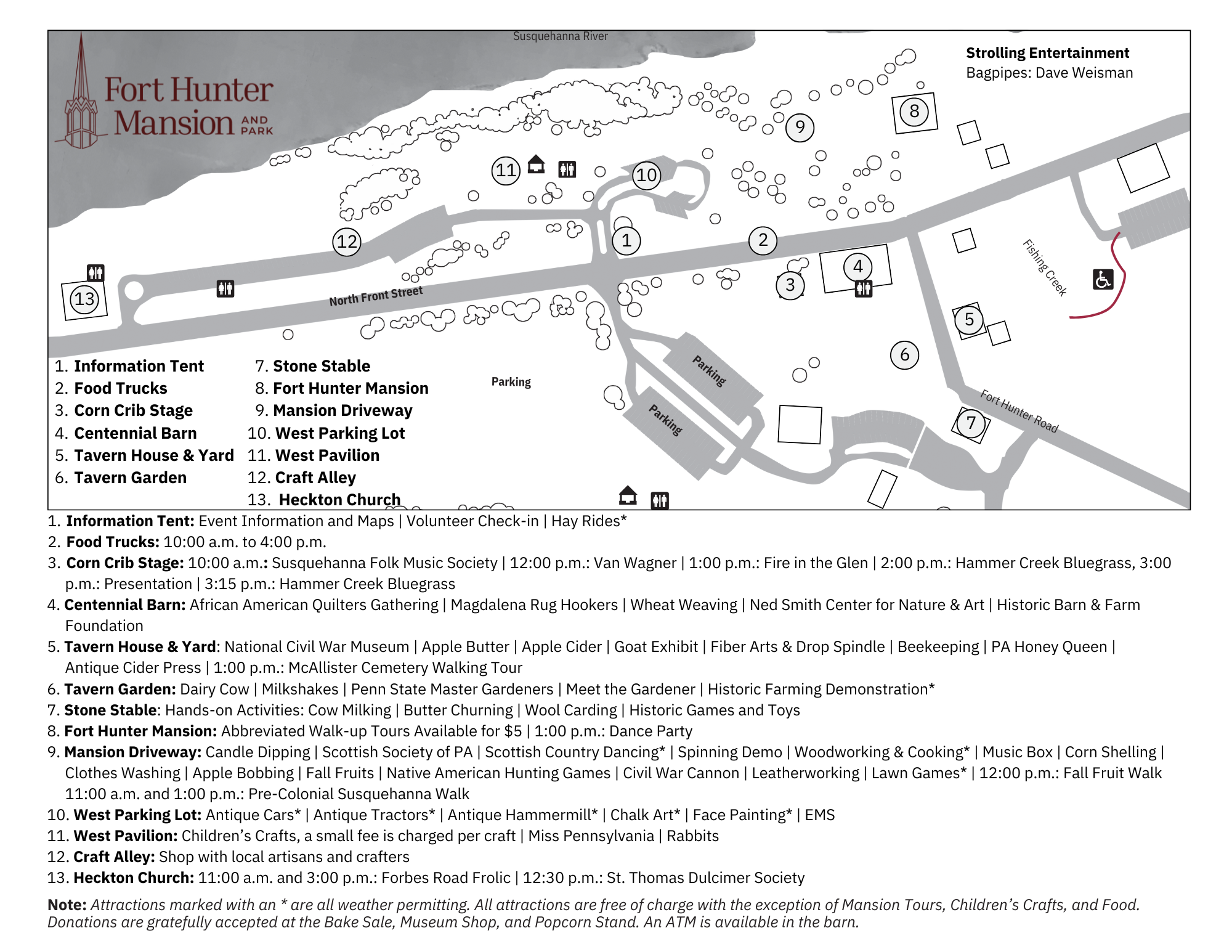 Fort Hunter Day Map Page 2