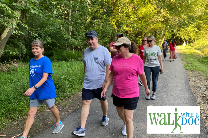 Group walking at Wildwood Park