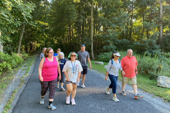 Walkers at Wildwood Park
