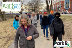 Group of people walking together